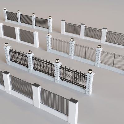 铁艺围栏防护栏 庭院栏杆围挡围墙