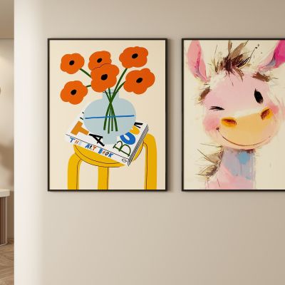 现代奶油风装饰画 挂画