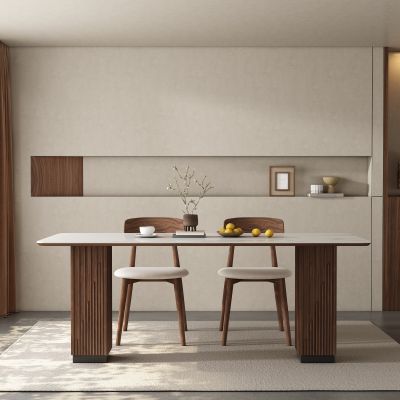 中古风餐厅 餐桌椅