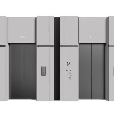 现代电梯 室内电梯 商场电梯