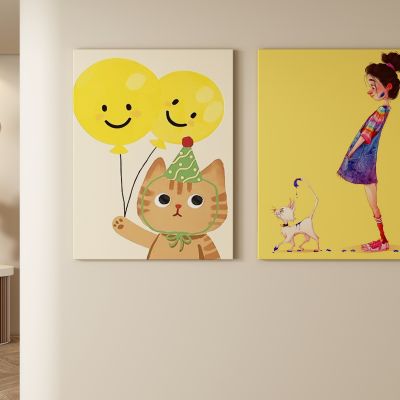 现代奶油风装饰画 挂画