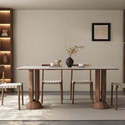 中古风餐厅 餐桌椅