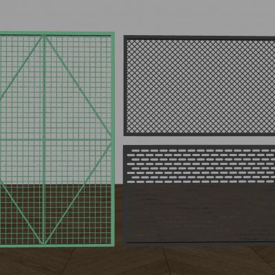 铁丝网护栏围栏 工业风铁艺栏杆 隔断围挡防护网