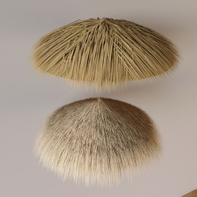 茅草棚草绷子草亭 茅草屋顶遮阳棚 中式稻草屋檐