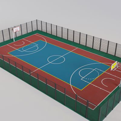 篮球场地围栏护栏