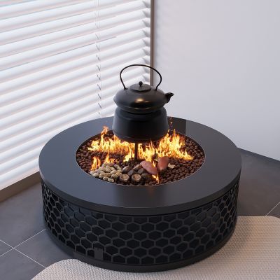 烧烤炉围炉煮茶 无烟烧烤炉火炉 