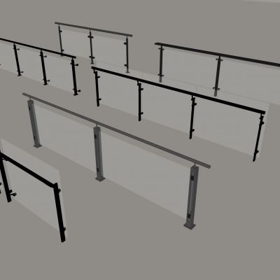 玻璃围栏防护栏 楼梯玻璃栏杆护栏