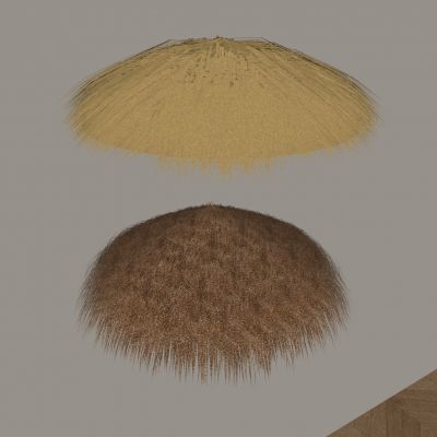 茅草棚草绷子草亭 茅草屋顶遮阳棚 中式稻草屋檐