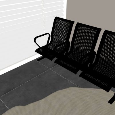 不锈钢公共连排椅 等候候诊椅输液椅 三人位机场休息椅