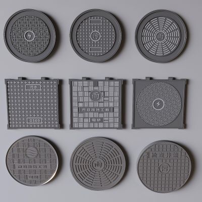 室外下水道井盖 市政排水口排污口