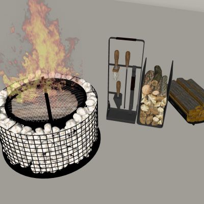 火炉篝火木材工具