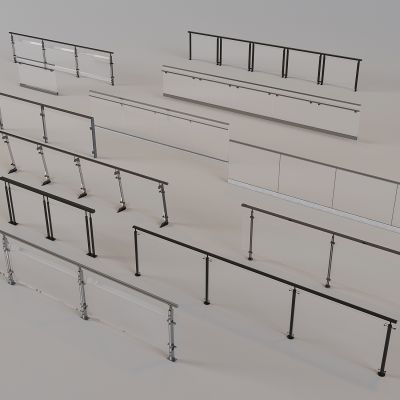 玻璃围栏防护栏 楼梯玻璃栏杆护栏