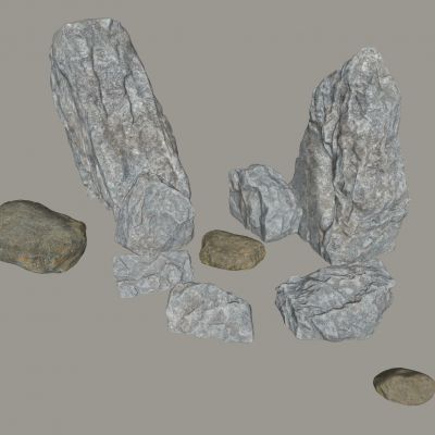 园林石头景观石 假山石块岩石造景