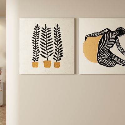 现代奶油风装饰画 挂画