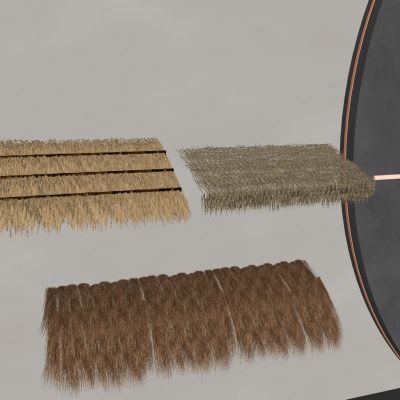 茅草棚草绷子草亭 茅草屋顶遮阳棚 稻草屋檐