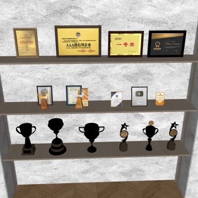 奖杯奖牌荣誉徽章 资质证书奖状