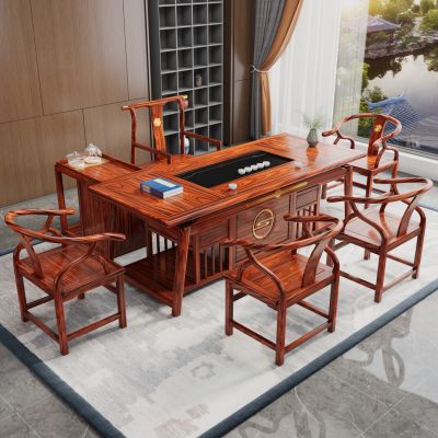 茶台桌椅组合3D模型