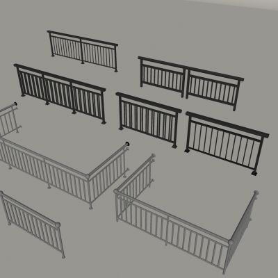 不锈钢围栏防护栏 铁艺楼梯栏杆护栏