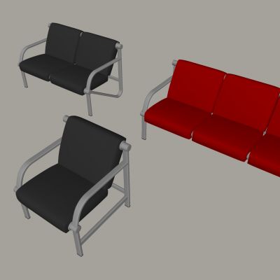 不锈钢公共连排椅 等候候诊椅输液椅 机场车站休息椅