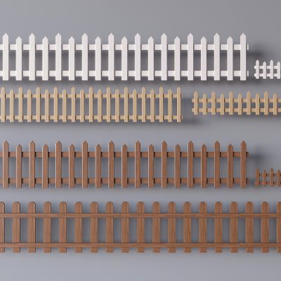 中古风篱笆围栏 木栅栏防护栏栏杆 庭院木篱笆栅栏