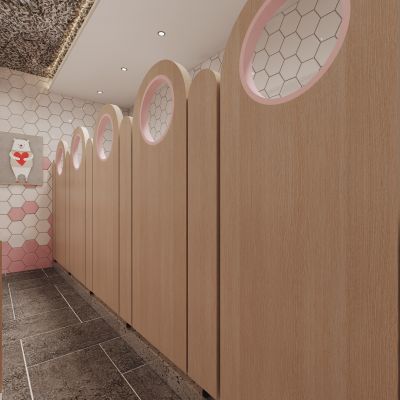现代幼儿园卫生间