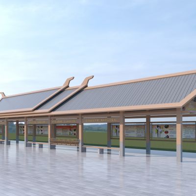 东南亚廊架 文化廊架