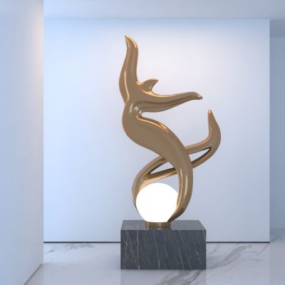 现代抽象雕塑摆件 