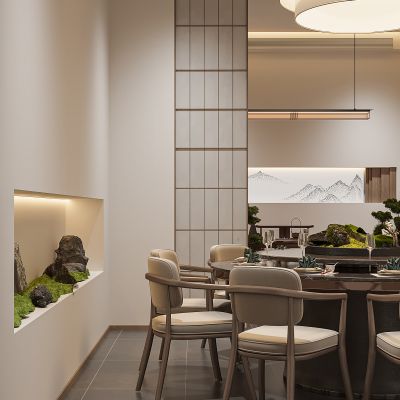 新中式餐厅包间