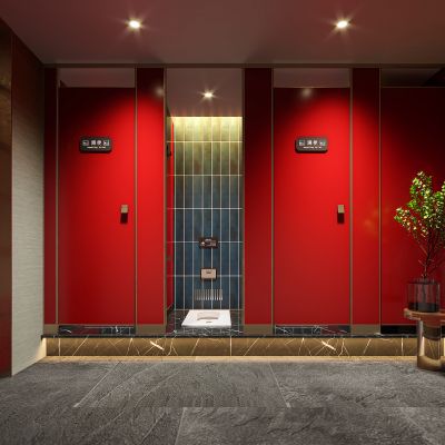 现代公共卫生间