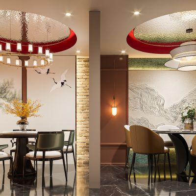 新中式餐厅包间