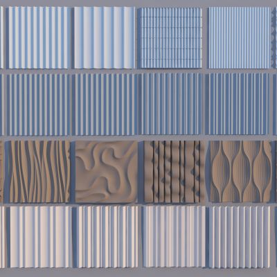 现代护墙板组合 背景墙饰面板