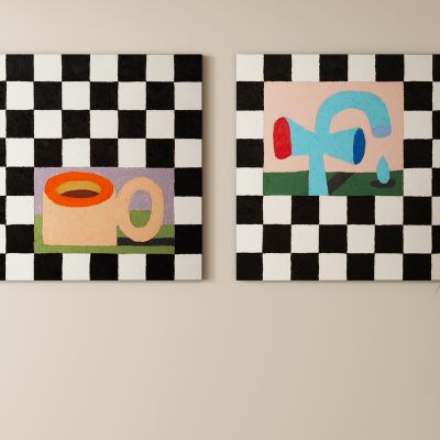 现代奶油风装饰画 挂画