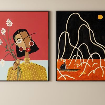 现代抽象装饰画 挂画