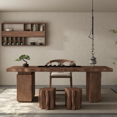 新中式中古茶室 茶桌椅