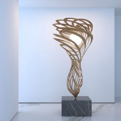 现代抽象雕塑摆件 