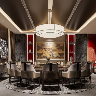 新中式餐厅包间