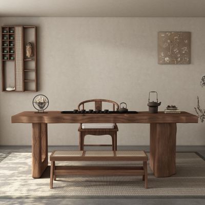 新中式中古茶室 茶桌椅