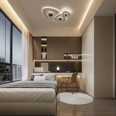 现代榻榻米卧室