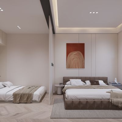 现代卧室