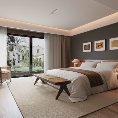 现代卧室