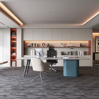 现代办公室3D模型