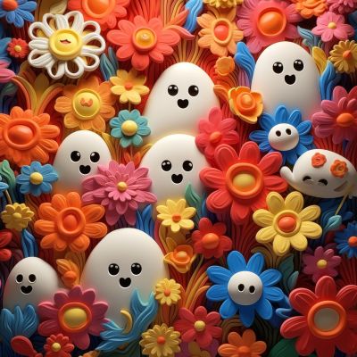 儿童卡通装饰挂画背景