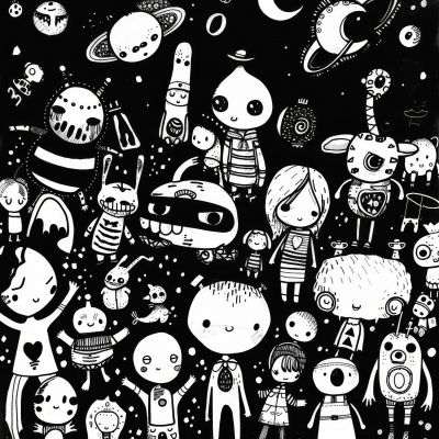 儿童卡通装饰挂画背景