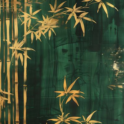 大美国风国潮元素中式美学壁画壁纸背景