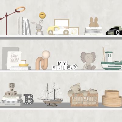 儿童饰品玩具SU模型