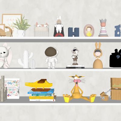 儿童饰品玩具SU模型