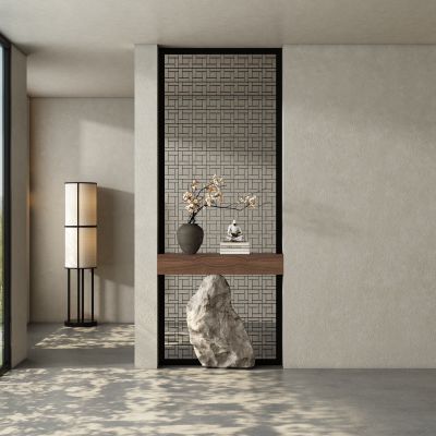 新中式宋式隔断 玄关