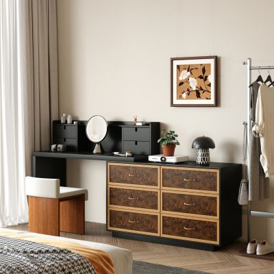 现代复古梳妆台  成品梳妆台 化妆桌