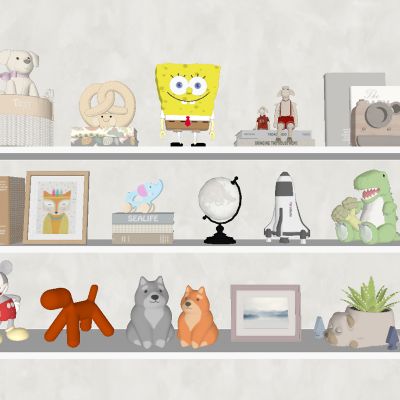 儿童饰品玩具SU模型