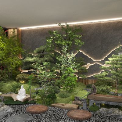 现代室内景观造景